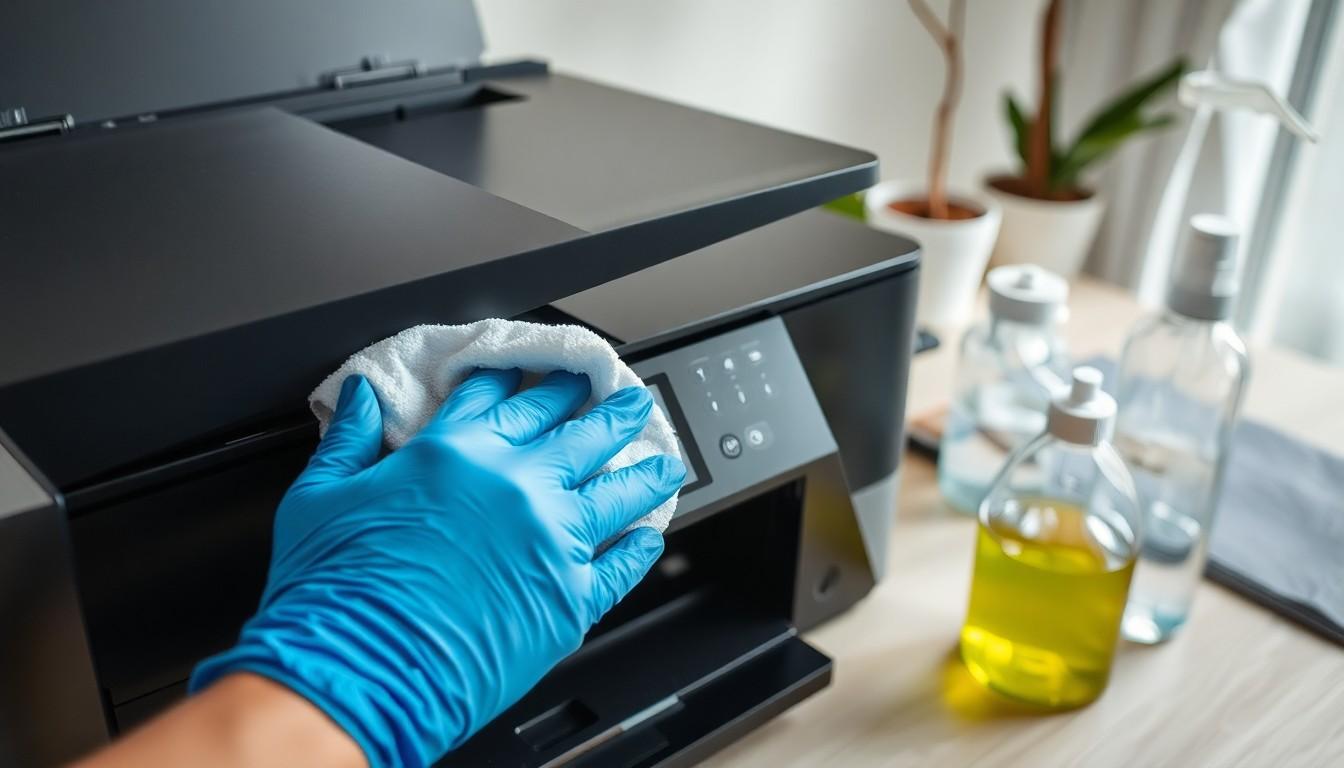 how to clean hp printer heads